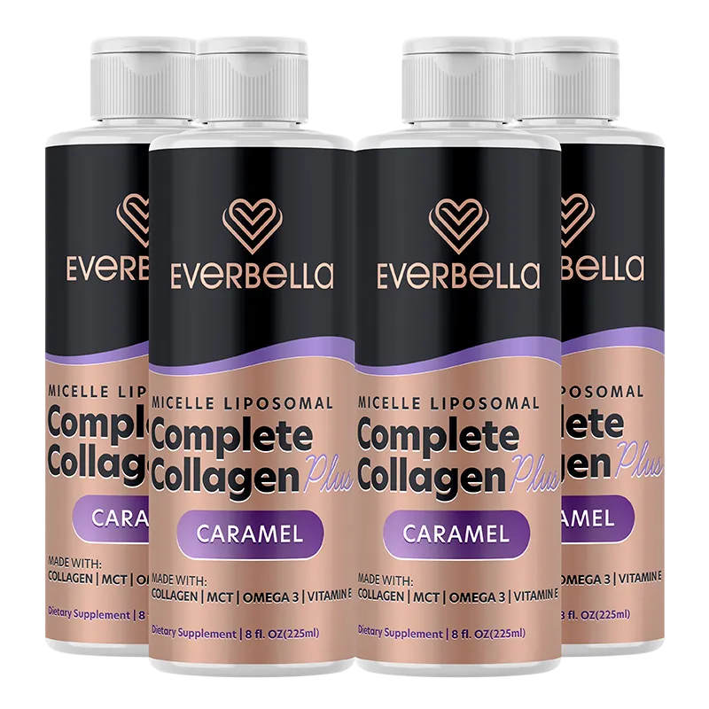 EverBella Complete Collagen Plus 4 bottle popular pack